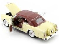 Cochesdemetal.es 1953 Packard Caribbean Soft Top Beige/Marrón 1:28 Welly 24016