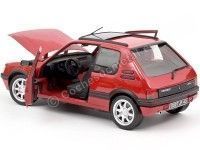 Cochesdemetal.es 1991 Peugeot 205 GTi 1.9 PTS Rims Rojo 1:18 Norev 184848