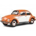 Cochesdemetal.es 1974 Volkswagen VW Escarabajo 1303 Naranja/Blanco 1:18 Solido S1800515