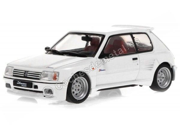 Cochesdemetal.es 1991 Peugeot 205 GTI + Dimma Bodykit Blanco 1:43 Solido S4310801