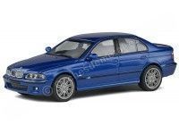 Cochesdemetal.es 2003 BMW E39 M5 5.0 V8 32V Azul Avus 1:43 Solido S4310501