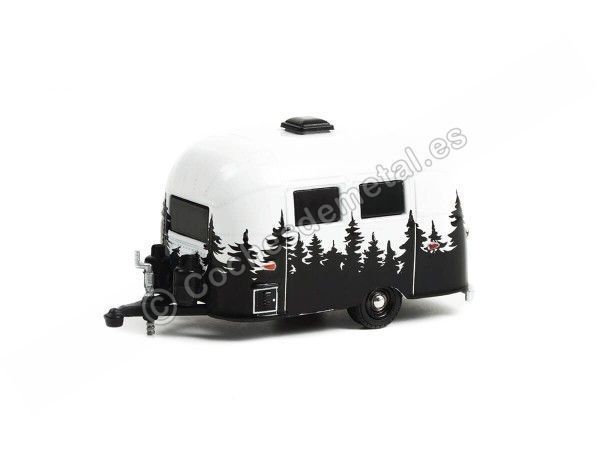 Cochesdemetal.es 1961 Caravana Airstream 16 Bambi "Hitched Homes series 12" 1:64 Greenlight 34120E