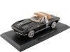 Cochesdemetal.es 1963 Chevrolet Corvette Sting Ray Cabriolet Negro 1:18 Norev 189055