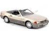 Cochesdemetal.es 1989 Mercedes-Benz 500 SL Convertible W129 Smoke Silver Metallic 1:18 Norev HQ 183719