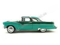 Cochesdemetal.es 1955 Ford Fairlane Crown Victoria Verde/Azul 1:18 Lucky Diecast 92138
