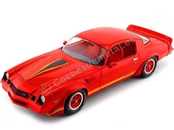 Cochesdemetal.es 1981 Chevrolet Camaro Z/28 Rojo 1:18 Greenlight 13634