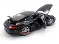 Cochesdemetal.es 2012 Porsche 911 (991) Carrera S Negro 1:18 Welly 18047