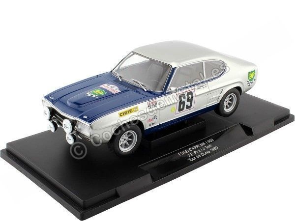 Cochesdemetal.es 1969 Ford Capri MK1 Nº69 Piot/Todt Rally Tour De Corse 1:18 MC Group 18298