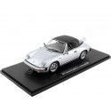 Cochesdemetal.es 1988 Porsche 911 Carrera Convertible 3.2 Plateado Aniversario 250.000 911 1:18 KK-Scale KKDC180712