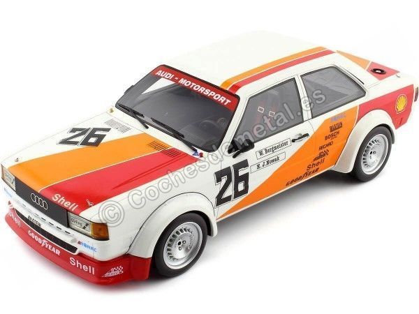 Cochesdemetal.es 1980 Audi 80 (B2) Gr.2 Nº26 Bergmeister/Nowak ETCC Vallelunga 1:18 Premium ClassiXXs PCL30225