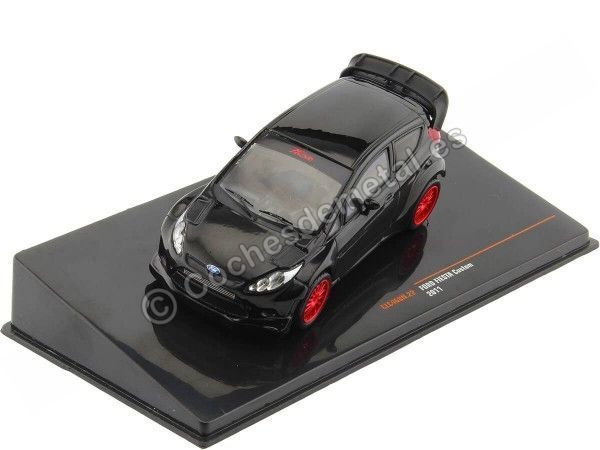 Cochesdemetal.es 2011 Ford Fiesta MK7 Custom Negro 1:43 IXO Models CLC468N