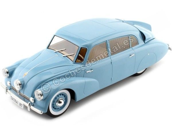 Cochesdemetal.es 1937 Tatra 87 Azul Claro 1:18 MC Group 18362