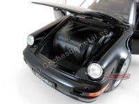 Cochesdemetal.es 1988 Porsche 911 (964) Turbo Coupe Negro 1:18 Welly 18026