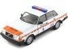 Cochesdemetal.es 1986 Volvo 240 GL "Policía de Holanda" Blanco 1:24 Welly 24102RS