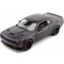 Cochesdemetal.es 2018 Dodge Challenger SRT Hellcat Wide Body Negro Mate 1:24 Motor Max 79350