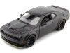 Cochesdemetal.es 2018 Dodge Challenger SRT Hellcat Wide Body Negro Mate 1:24 Motor Max 79350