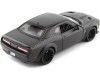 2018 Dodge Challenger SRT Hellcat Wide Body Negro Mate 1:24 Motor Max 79350