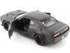 2018 Dodge Challenger SRT Hellcat Wide Body Negro Mate 1:24 Motor Max 79350