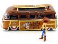 1963 Volkswagen VW T1 Bus + Fgura Woody Toy Story 1:24 Jada Toys 33176/253155000