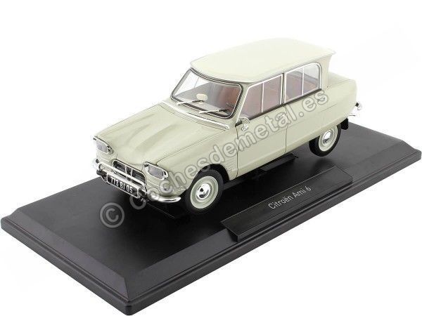 Cochesdemetal.es 1965 Citroen Ami 6 Pavos White 1:18 Norev 181529