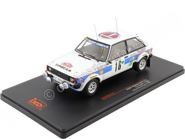 1981 Talbot Sunbeam Lotus Nº16 Frequelin/Todt Rallye Monte Carlo 1:24 IXO Models 24RAL023A.22