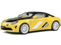 Cochesdemetal.es 2022 Alpine A110S "Tribute Tour De Corse 75" Amarillo 1:18 Solido S1801620