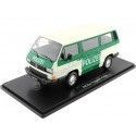 Cochesdemetal.es 1987 Volkswagen VW T3 Syncro Policia Alemana Beige/Verde 1:18 KK-Scale 180967