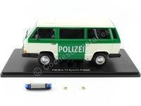 1987 Volkswagen VW T3 Syncro Policia Alemana Beige/Verde 1:18 KK-Scale 180967