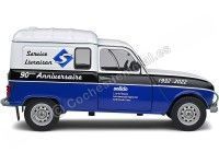 1988 Renault R4 4L F4 "Servicio de Entrega Solido" Azul/Negro/Blanco 1:18 Solido S1802207