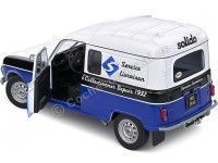 1988 Renault R4 4L F4 "Servicio de Entrega Solido" Azul/Negro/Blanco 1:18 Solido S1802207