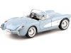 Cochesdemetal.es 1957 Chevrolet Corvette Convertible Azul-Blanco 1:18 Lucky Diecast 92018