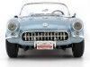 Cochesdemetal.es 1957 Chevrolet Corvette Convertible Azul-Blanco 1:18 Lucky Diecast 92018