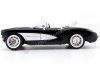 Cochesdemetal.es 1957 Chevrolet Corvette Convertible Negro-Blanco 1:18 Lucky Diecast 92018