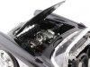 Cochesdemetal.es 1957 Chevrolet Corvette Convertible Negro-Blanco 1:18 Lucky Diecast 92018