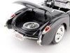 Cochesdemetal.es 1957 Chevrolet Corvette Convertible Negro-Blanco 1:18 Lucky Diecast 92018