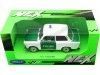 1963 Trabant 601 Policía Alemana Blanco/Verde 1:24 Welly 24037