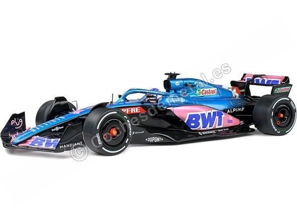 2022 Alpine A522 Nº14 Fernando Alonso GP F1 Mónaco 1:18 Solido S1808803