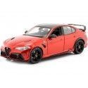 Cochesdemetal.es 2020 Alfa Romeo Giulia GTAm Rojo Bicapa 1:18 Bburago 11049