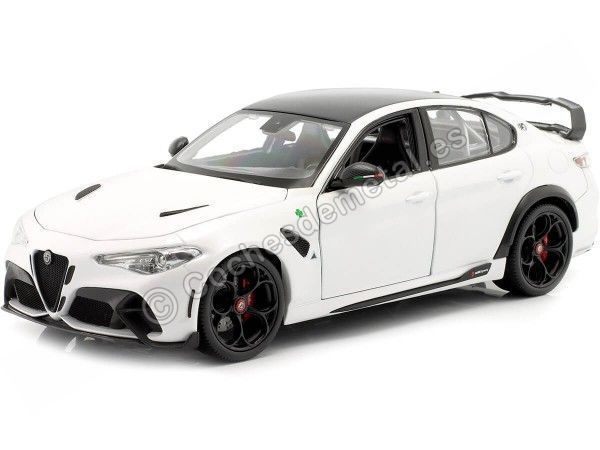 Cochesdemetal.es 2020 Alfa Romeo Giulia GTAm Blanco 1:18 Bburago 11049