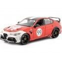 Cochesdemetal.es 2020 Alfa Romeo Giulia GTAm Nº99 Rojo/Blanco 1:18 Bburago 11049