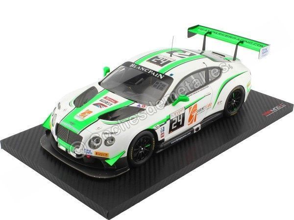 Cochesdemetal.es 2016 Bentley Continental GT3 Nº24 Endurance Cup 24 Horas SPA 1:18 True Scale TSM181012R