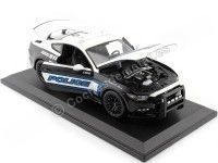 2015 Ford Mustang GT 5.0 Police Blanco/Negro 1:18 Maisto Special Edition 31397