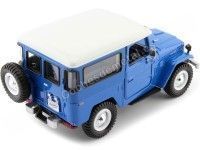 1974 Toyota FJ40 Hard Top Azul/Blanco 1:24 Motor Max 79323