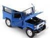 1974 Toyota FJ40 Hard Top Azul/Blanco 1:24 Motor Max 79323