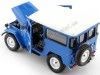 1974 Toyota FJ40 Hard Top Azul/Blanco 1:24 Motor Max 79323