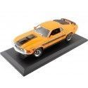 Cochesdemetal.es 1970 Ford Mustang Mach 1 Naranja/Negro 1:18 Maisto 31453