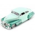 Cochesdemetal.es 1950 Chevrolet Aerosedan Fleetline Turquesa/Turquesa Metalizado 1:24 Motor Max 79027