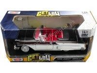 1958 Chevrolet Impala Negro/Blanco 1:24 Motor Max 79025