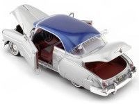 1950 Chevrolet Bel Air Gris Metalizado/Azul 1:24 Motor Max 79026