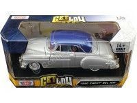 1950 Chevrolet Bel Air Gris Metalizado/Azul 1:24 Motor Max 79026